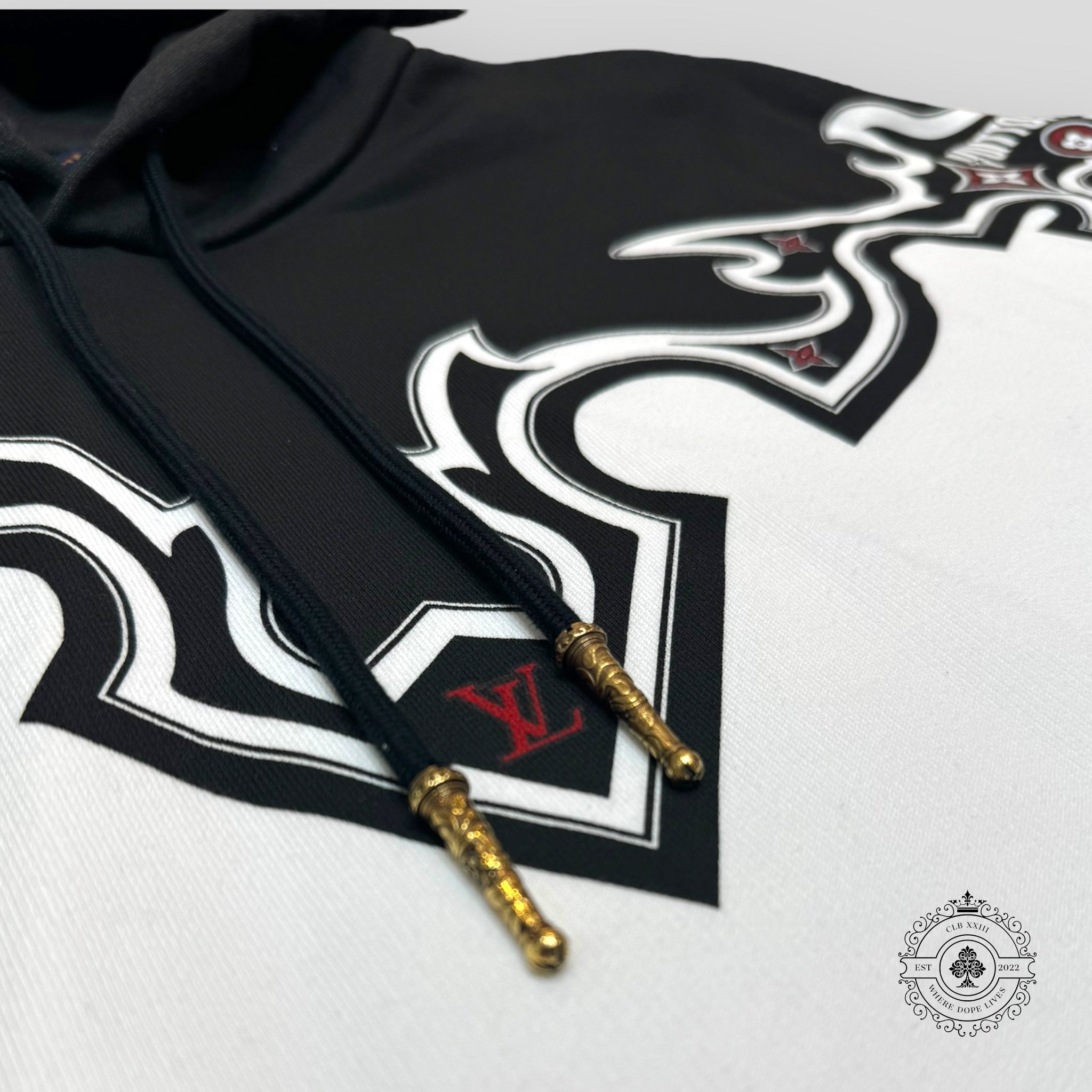 Louis Vuitton Sweat à capuche Rodeo Cut avec franges