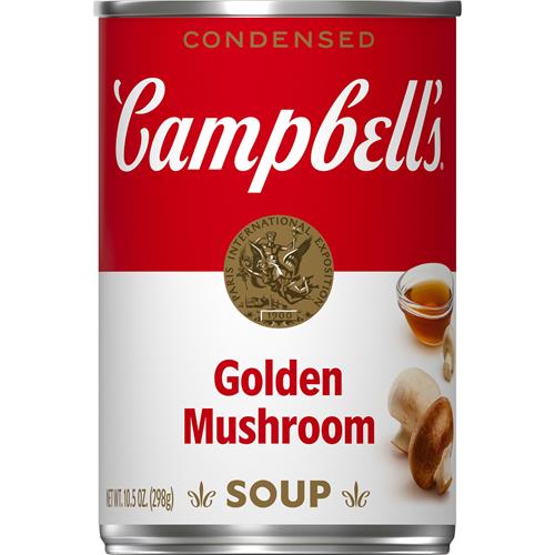 Soupe aux champignons dorés condensée de Campbell, boîte de 10,5 onces