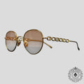 Lunettes chaîne Louis Vuitton dorées