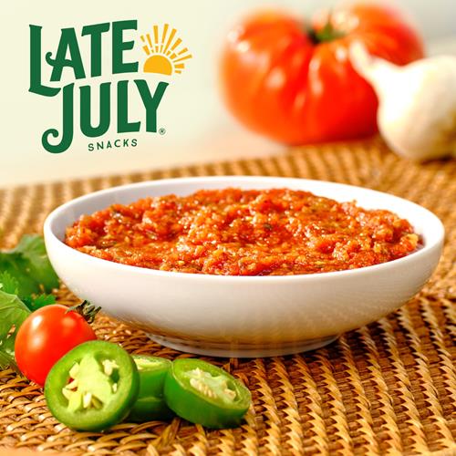 Salsa moyennement piquante Late July Snacks, pot de 439 g