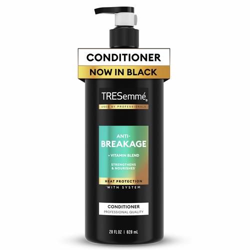 Après-shampooing fortifiant et nourrissant anti-casse Tresemmé pour cheveux abîmés, formulé avec la technologie Pro Style, 828 ml