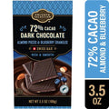 Tablette de chocolat noir suisse Private Selection Amandes et bleuets 72 % cacao 99,2 g
