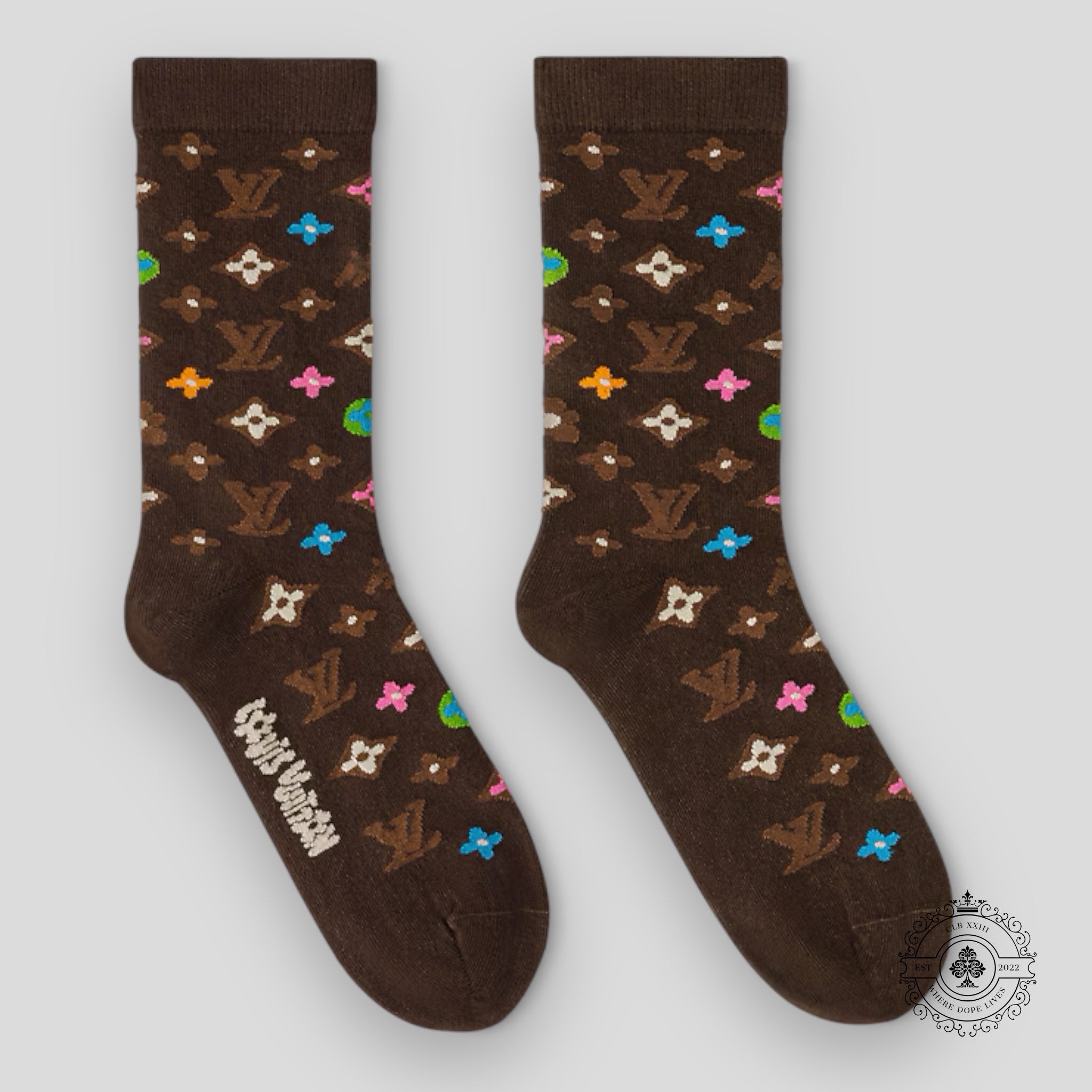 Chaussettes Louis Vuitton Monogram Craggy