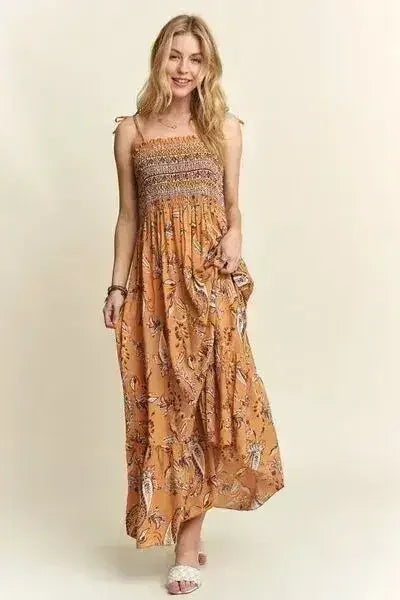 Robe courte à col carré avec liens aux épaules – Froncée & Fleurie | Femstylo
