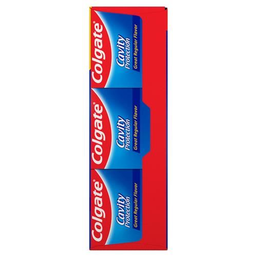 Colgate Dentifrice protection anti-caries au fluor, 170 g, paquet de 3