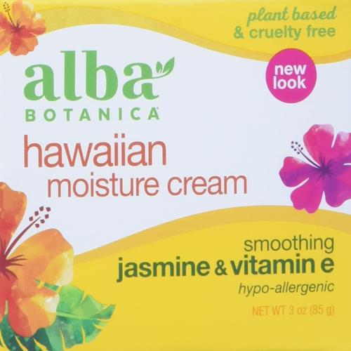 Alba Botanica, Crème hydratante au jasmin et à la vitamine E, 85 g