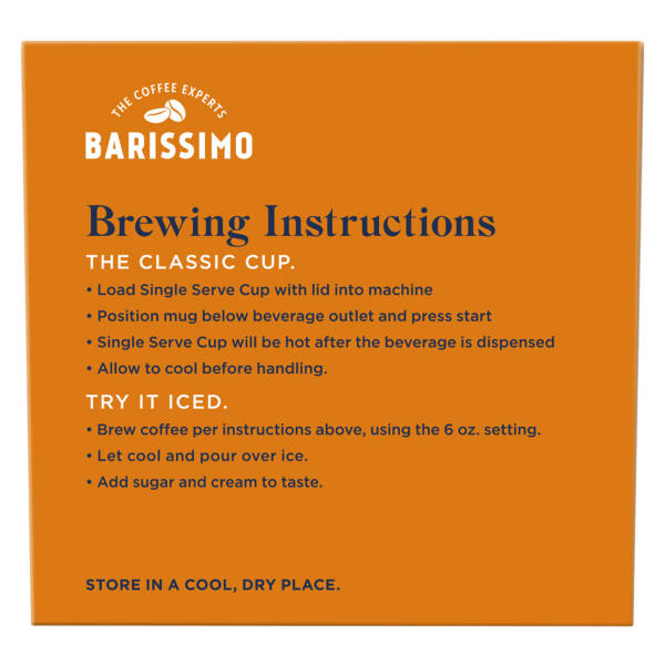 Dosettes de café Barissimo saveur caramel, 12 unités