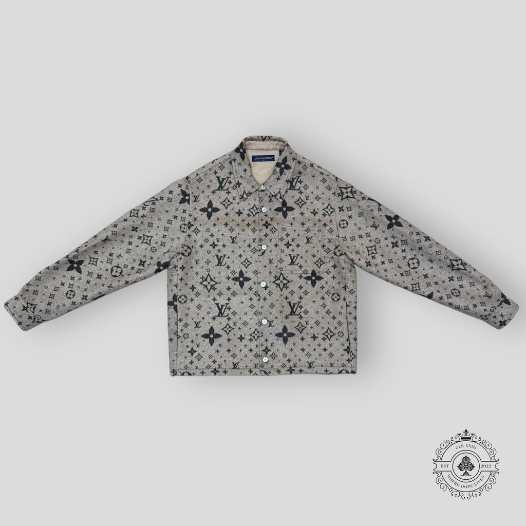 Surchemise Louis Vuitton Monogram en cachemire mélangé