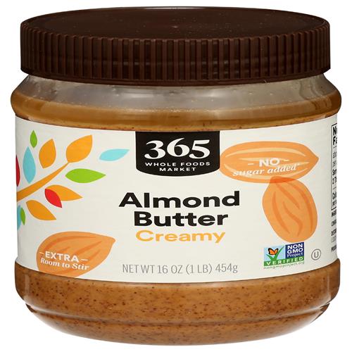 Whole Foods Market, Beurre d'amandes crémeux, 16 oz