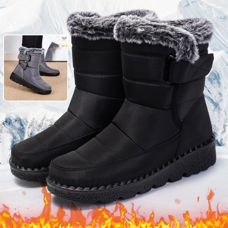 Bottes de neige imperméables et douillettes pour femme