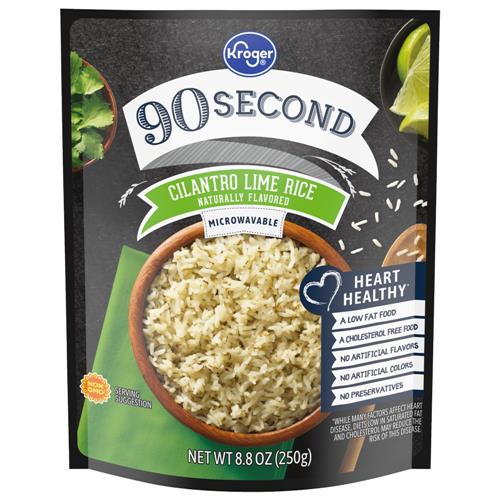Riz au citron vert et à la coriandre Kroger 90 secondes 249 g