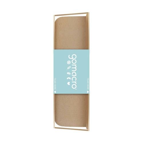 Gomacro Barres Croustillantes Beurre d'Amande Noix de Coco Bio et Pépites de Chocolat 4 Unités, 65 g