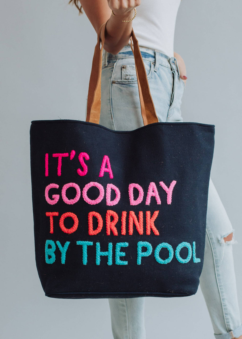 Sac cabas Navy Poolside Bliss