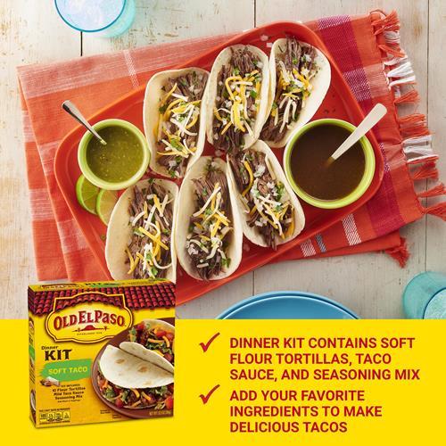 Kit repas pour tacos souples Old El Paso, 354 g