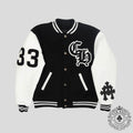 Blouson universitaire Chrome Hearts avec patch aigle