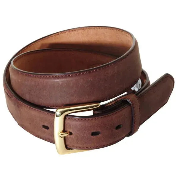 Ceinture 3D en cuir lisse (brun vieilli - 5600) - Ceinture pour homme