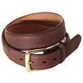 Ceinture 3D en cuir lisse (brun vieilli - 5600) - Ceinture pour homme