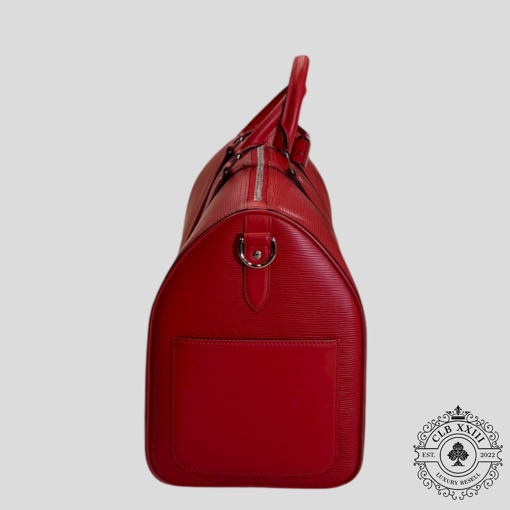 Louis Vuitton x Supreme Keepall Bandoulière EPI 45 en Rouge