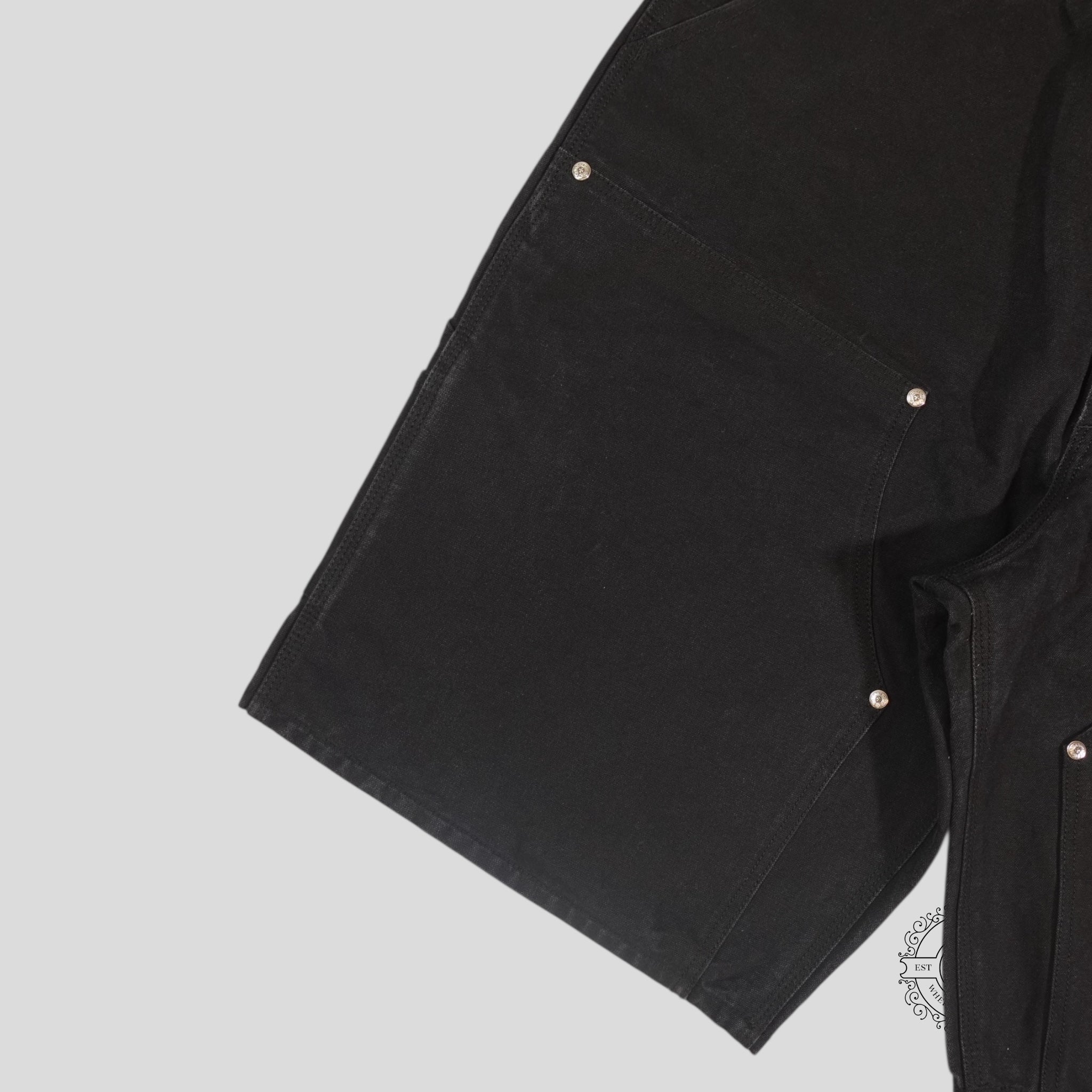 Shorts de travail Chrome Hearts 13 Cross Patch noirs