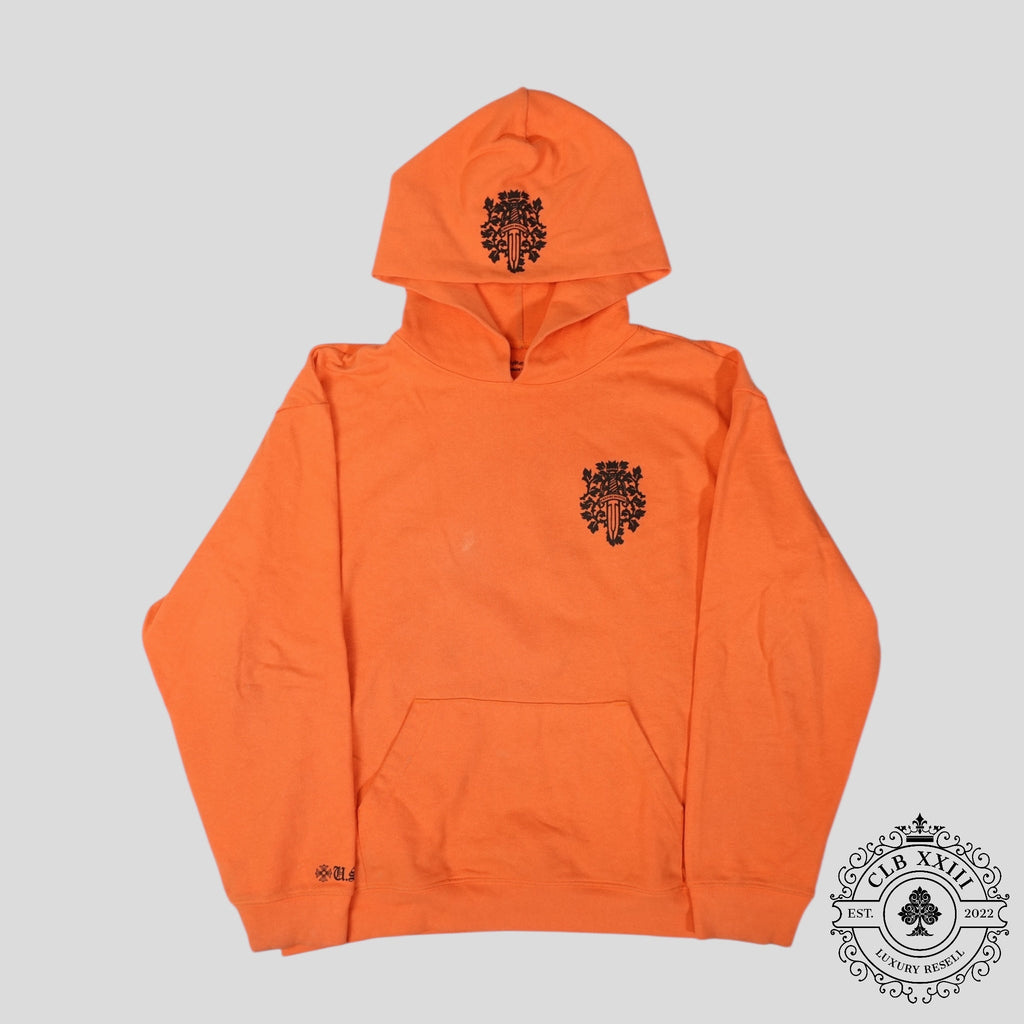 Sweat à capuche Chrome Hearts Vine Dagger orange