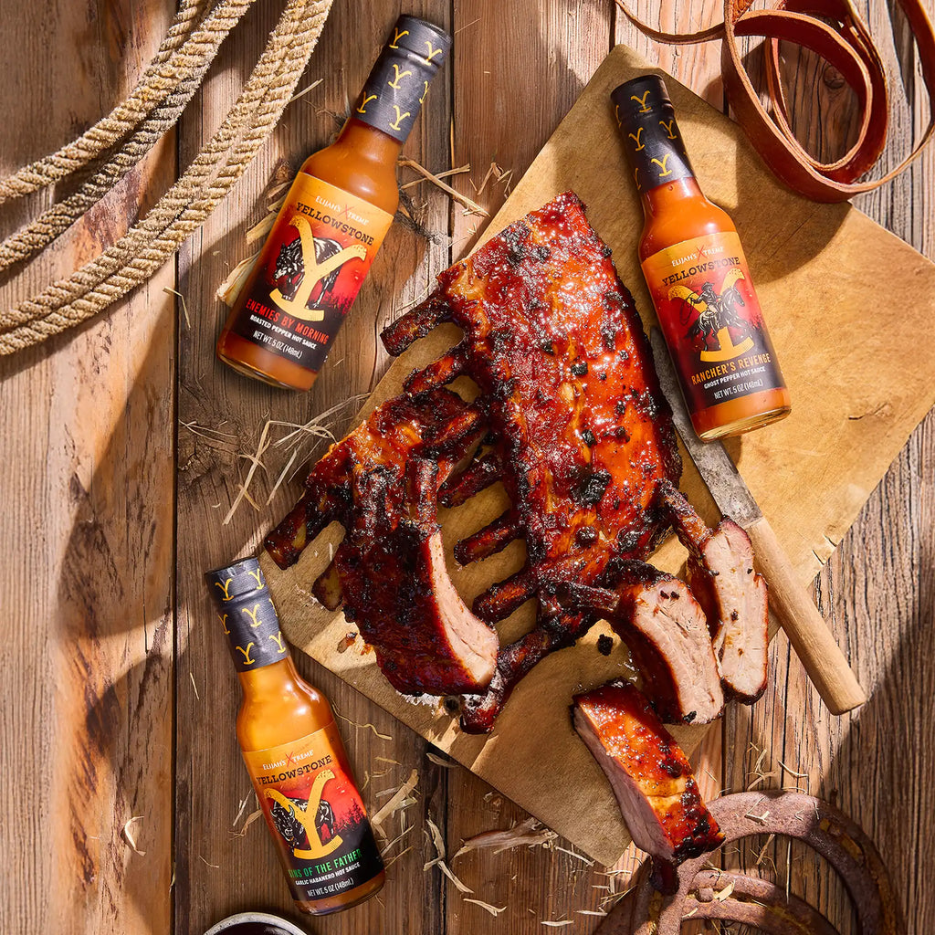 Pack découverte de 4 sauces piquantes Yellowstone