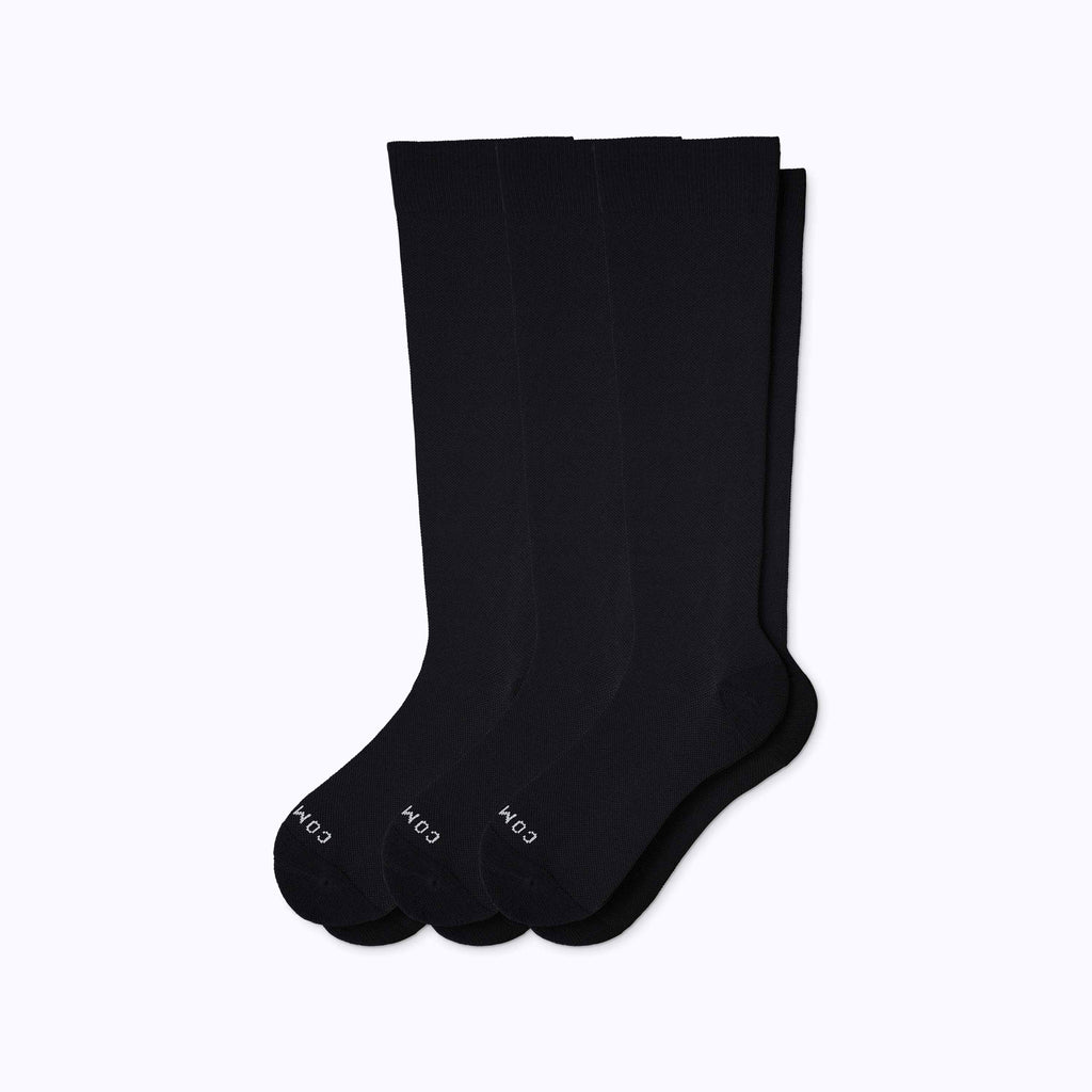 Chaussettes de compression montantes – Lot de 3 unies (20-30 mmHg)