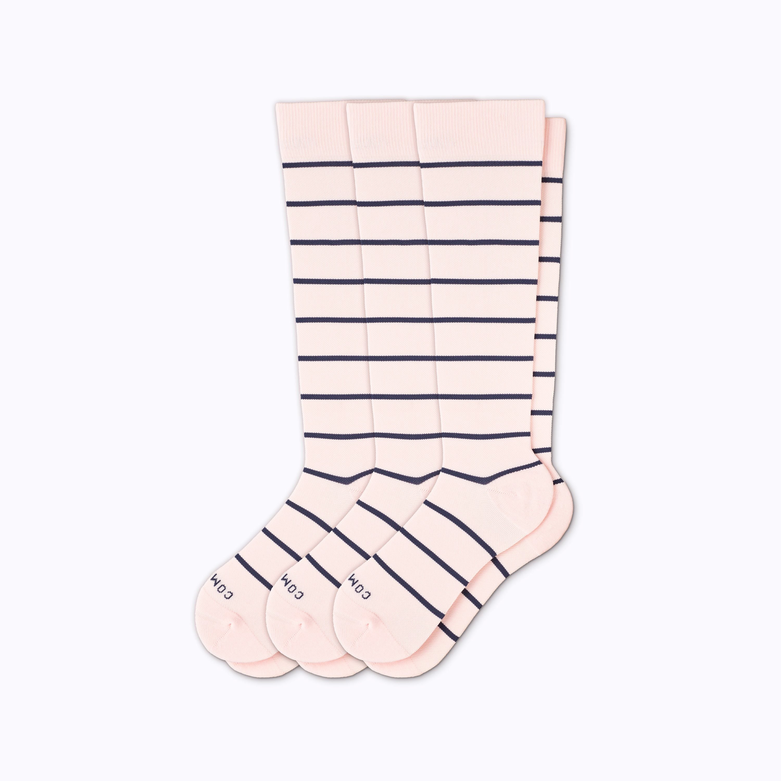 Chaussettes de compression montantes - Lot de 3 rayées