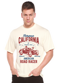 T-shirt graphique Torque California à manches courtes en viscose de bambou/coton biologique filé pour hommes