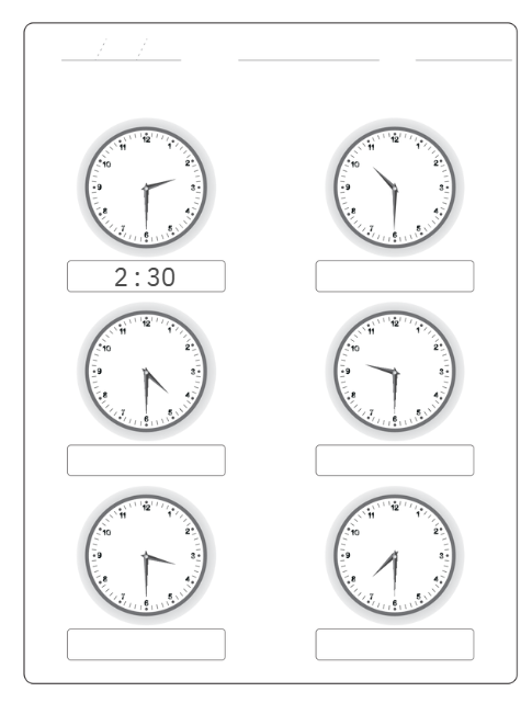 Time Learning Workbook for Kids – 42-Page Canva Template for Telling Time Practice