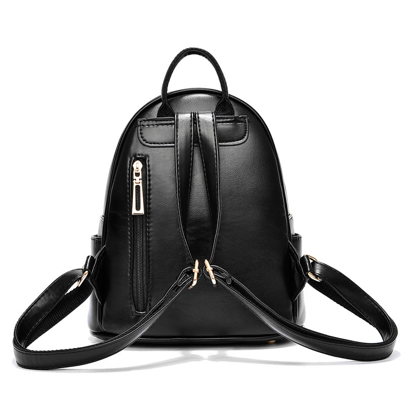 Grand Sac à Dos Tendance Grande Capacité Passe-Partout Nouveau Sac à Dos d'Affaires en Cuir PU pour Dames et Filles Sacs Scolaires pour Étudiantes Adolescentes de Créateur de Mode