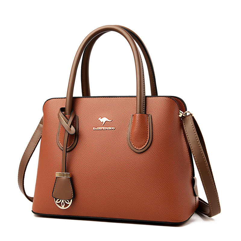 Sac à main de luxe en cuir à grande capacité pour femmes, sacs à bandoulière de créateur charmants pour femmes et jeunes filles