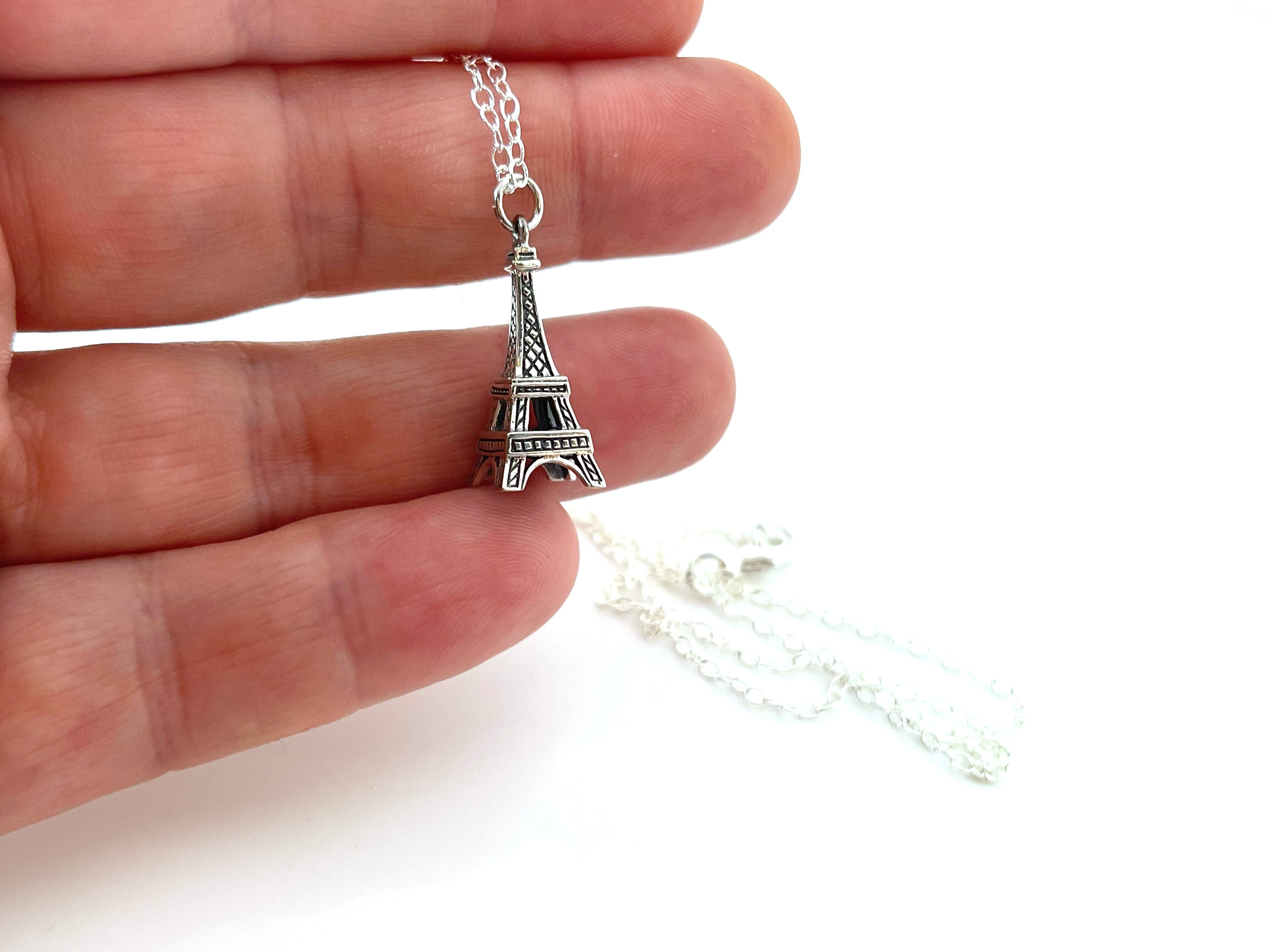 Collier charme Paris – Collier Tour Eiffel en argent sterling