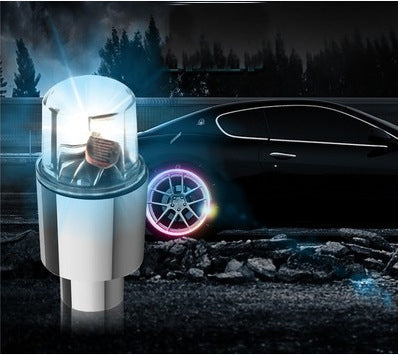 1 lampe de rayon de roue de vélo, lumières LED de valve de pneu, bouchons de valve lumineux néon étanches, lumières clignotantes pour rayons de pneus de vélo de voiture, accessoires de bouchons de valve étanches pour hommes et femmes