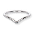 Sterling Silver Chevron Ring – Size 7