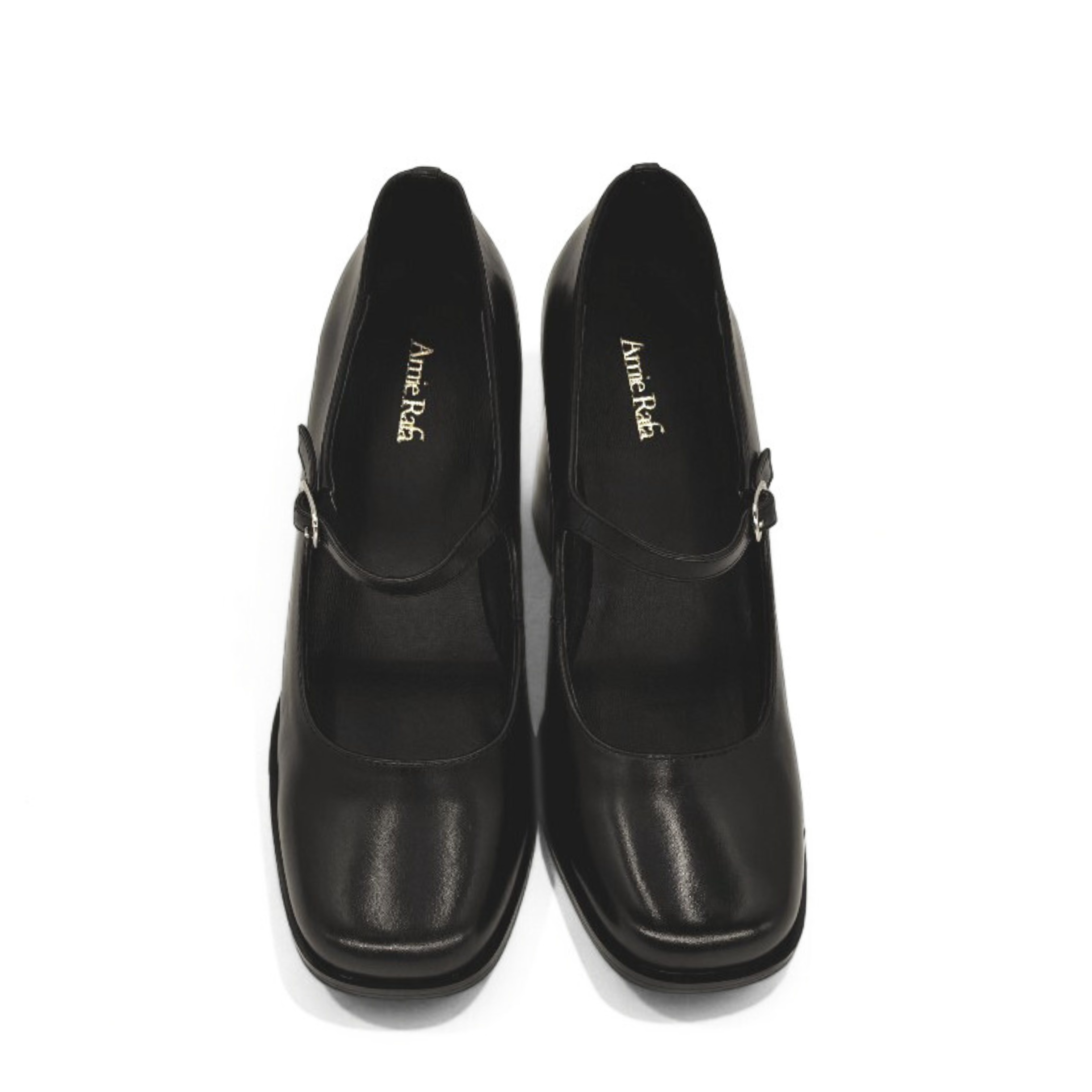 Jackie Leather Mary Jane Heels