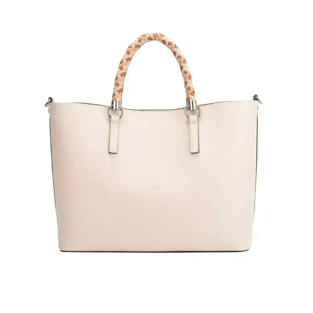Sac à main de luxe en cuir lisse pour femme Maria Carla