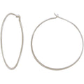 Boucles d'oreilles créoles demi-cercle martelées en argent sterling – 30 mm