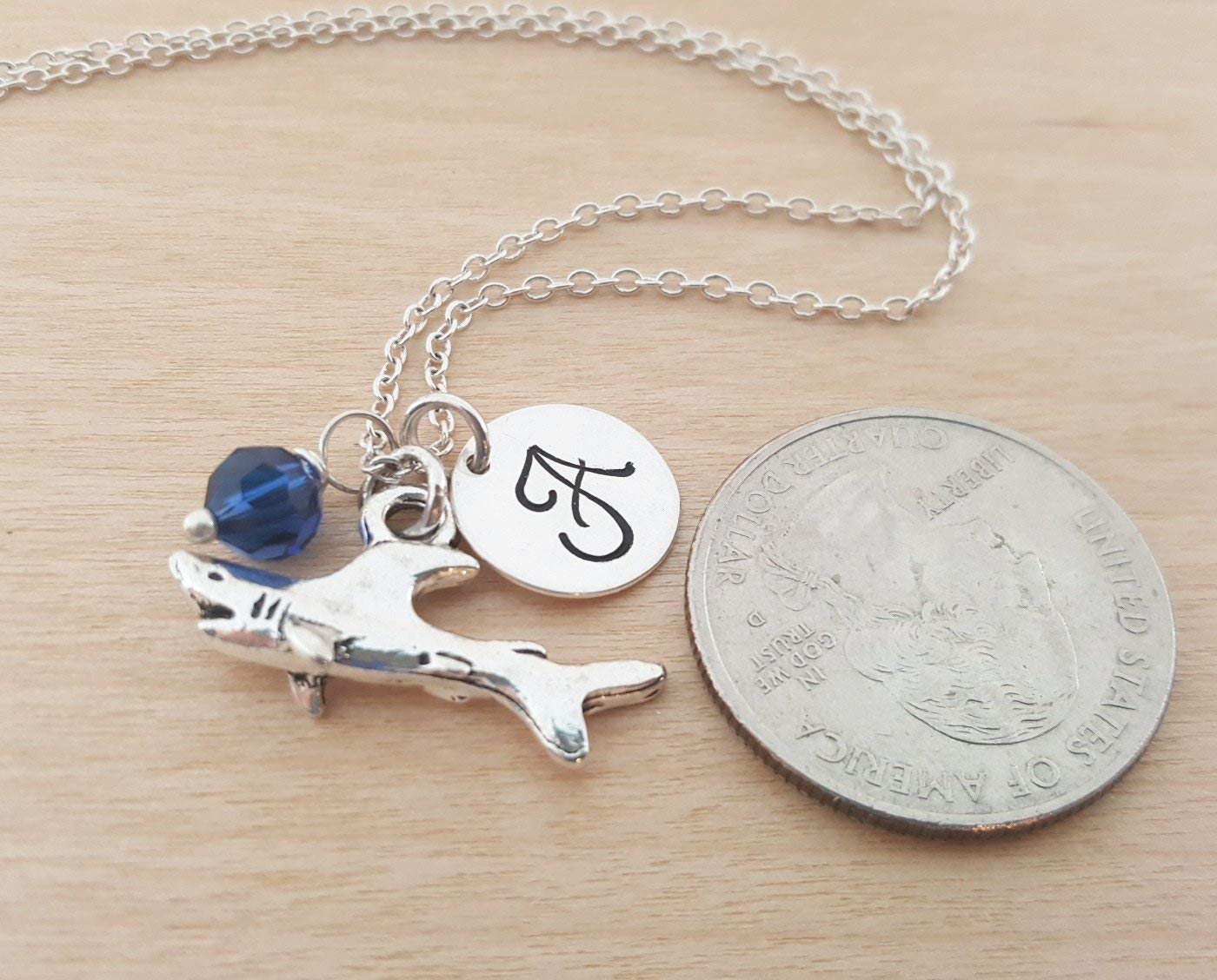 Collier Pendentif Grand Requin Blanc – Bijoux Personnalisés en Argent Sterling