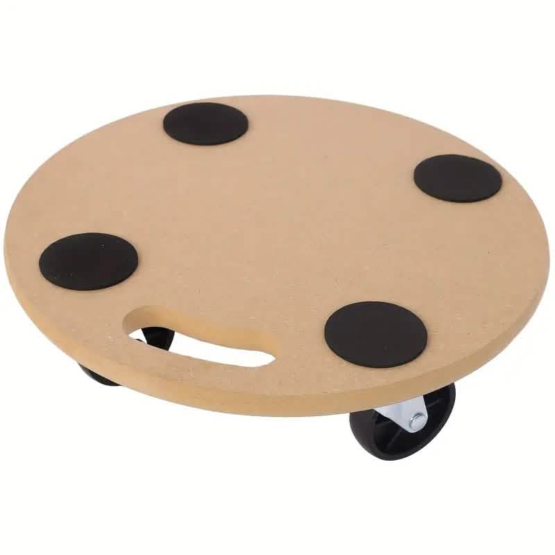 Lot de 2 : Chariot de déménagement robuste en bois