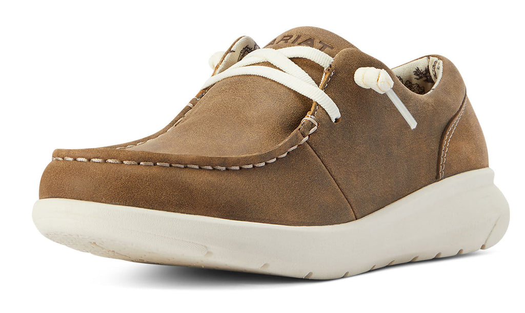 Chaussures à enfiler décontractées Ariat Hilo pour femme avec lacets sans nœuds – Confortables pour le quotidien