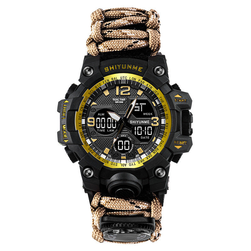 Montre sport homme de survie avec boussole extérieure de la marque de luxe G Style, montres numériques militaires étanches 50M relogio masculino