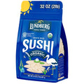Riz pour Sushi Lundberg, Grains Courts Blancs Collants de Style Japonais, Certifié Biologique Régénérateur, 907 g