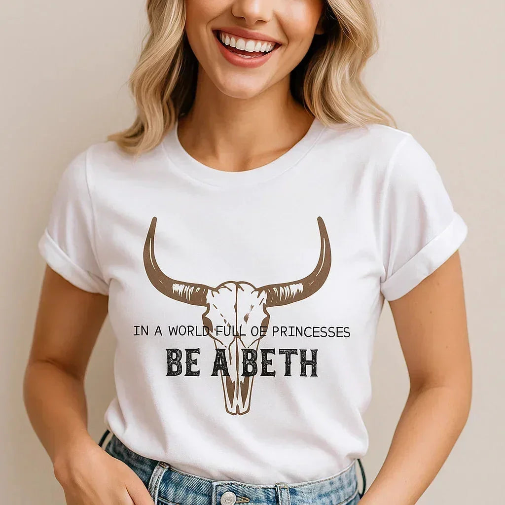 T-shirt "Be A Beth", t-shirt graphique mignon