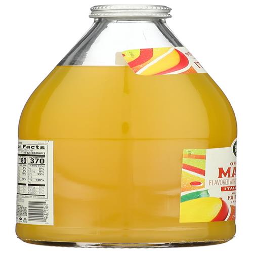 Boisson gazeuse italienne biologique Whole Foods Market, mangue, 25,4 oz liq.