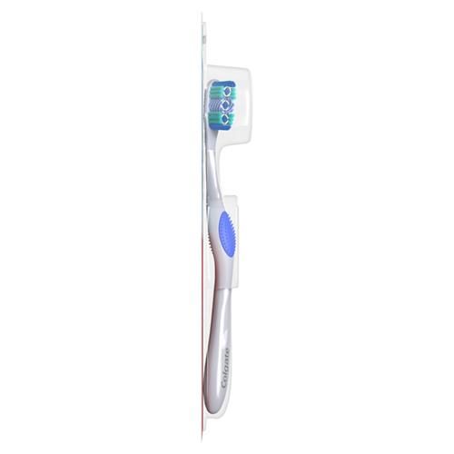 Brosse à dents Colgate 360 Optic White, pleine tête, médium
