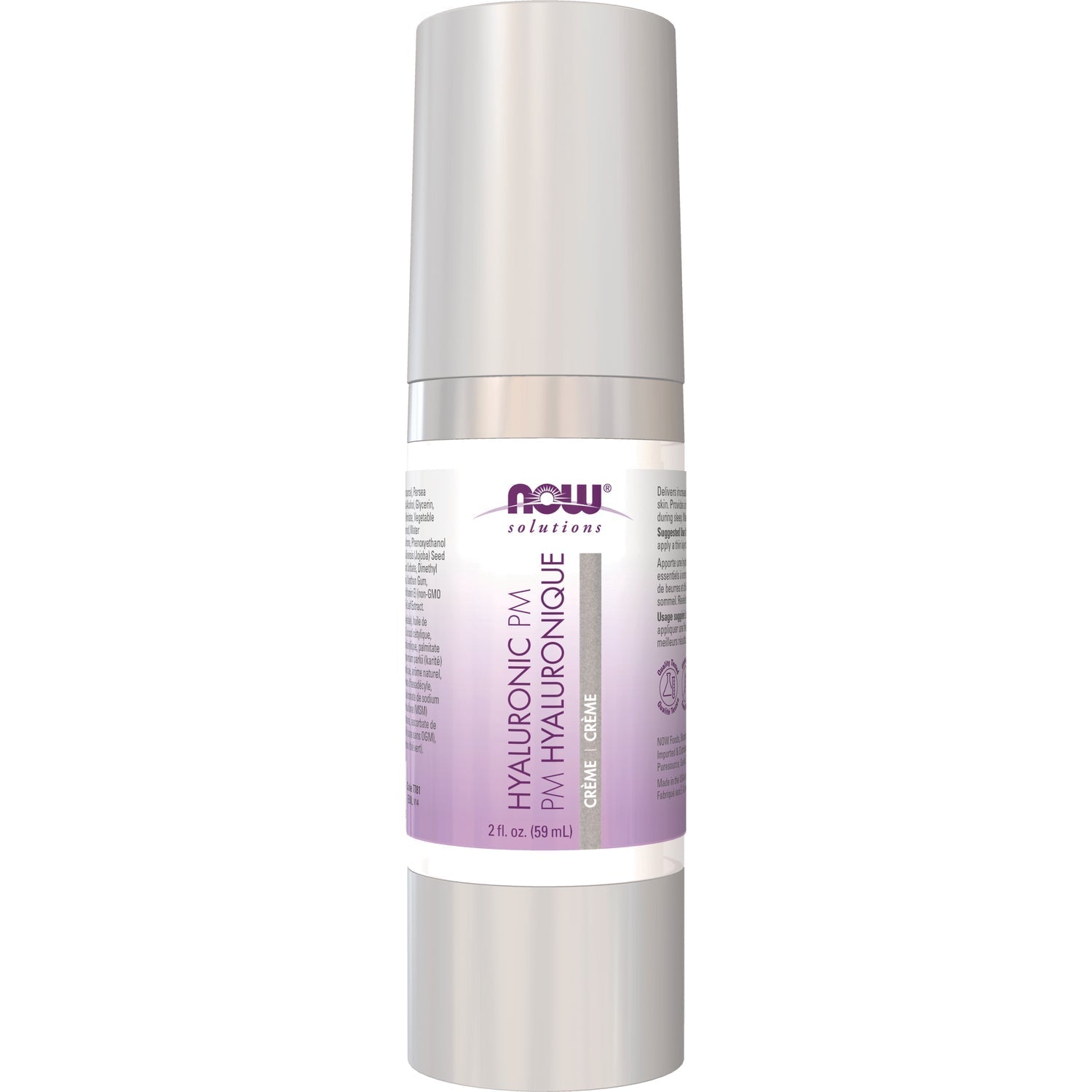 Maintenant Solutions Crème de Nuit à l'Acide Hyaluronique - 60 ml - Lot de 2