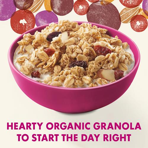 Céréales granola biologiques aux fruits et noix Cascadian Farm, sachet refermable, 311 g.