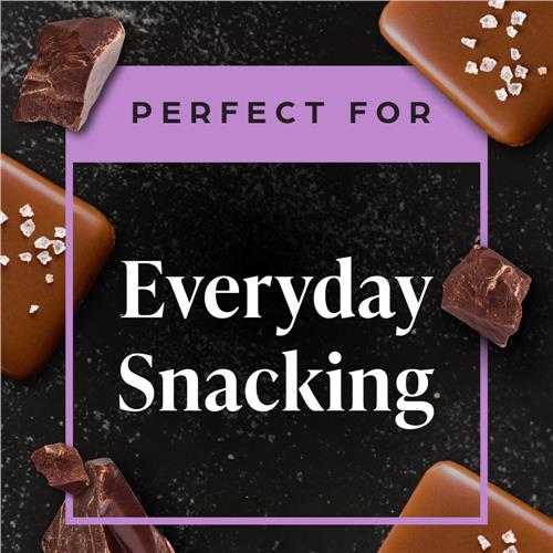 Truffes au caramel au beurre et au chocolat au lait de sélection privée avec sel de mer 5 oz