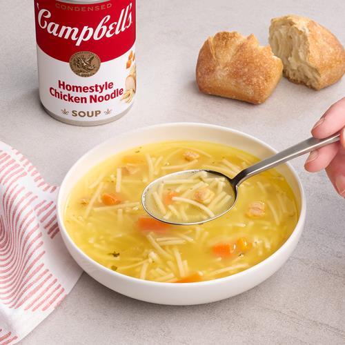 Soupe Poulet et Nouilles Style Maison, en conserve, de Campbell’s, 298 g (paquet de 4)