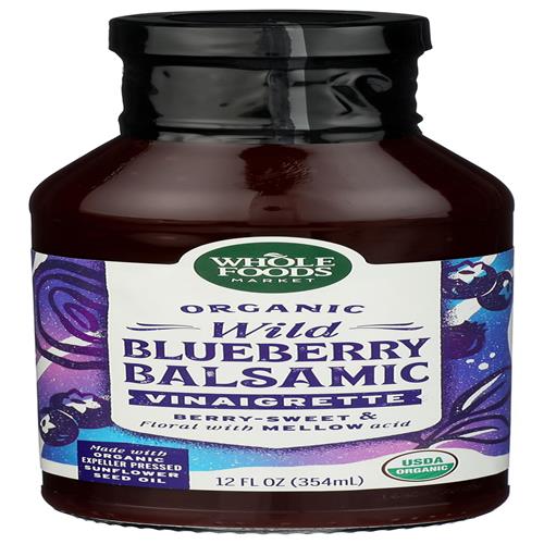 Vinaigrette balsamique biologique aux bleuets Whole Foods Market, 355 ml